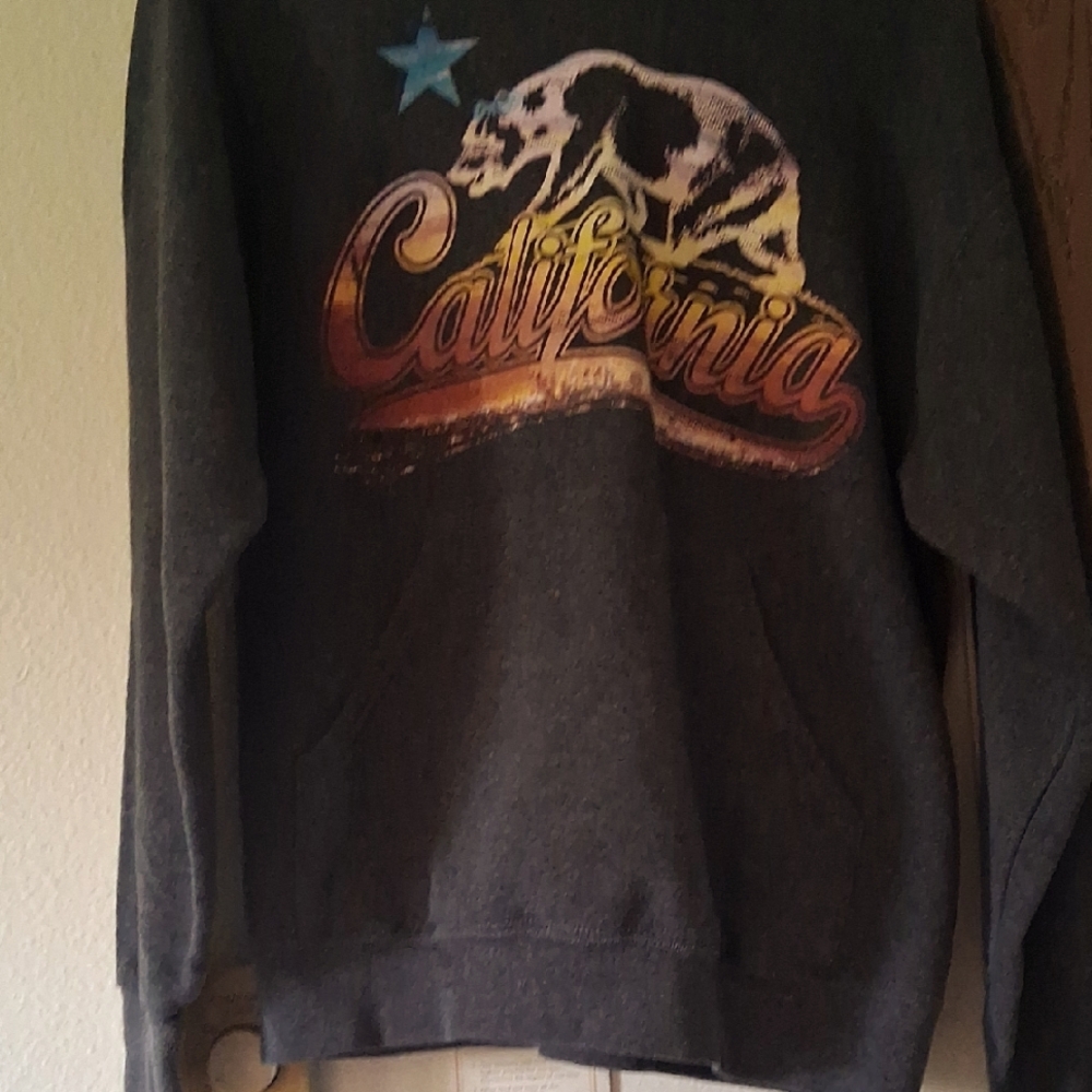 Tony Hawk Gray California Graphic Crewneck Sweater